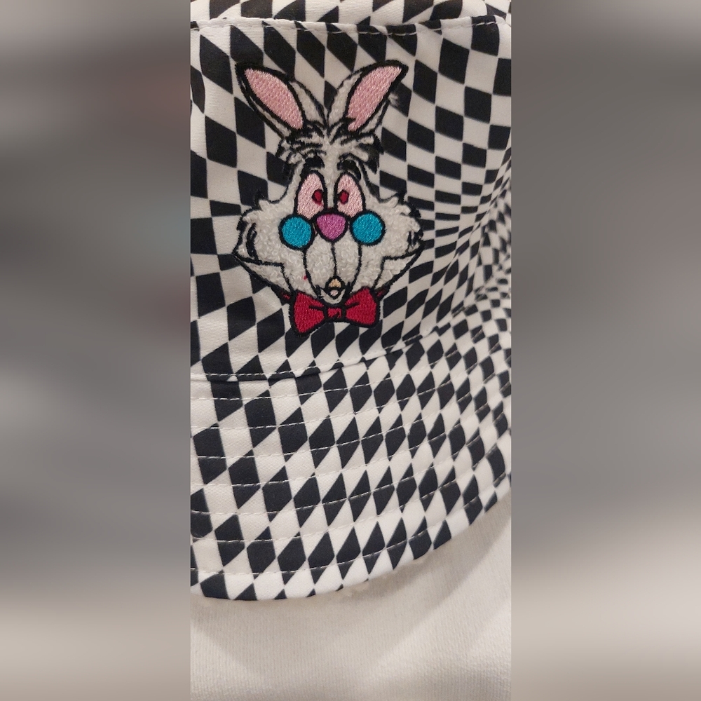 Disney Black and White Checkered Hat - Picture 2 of 5